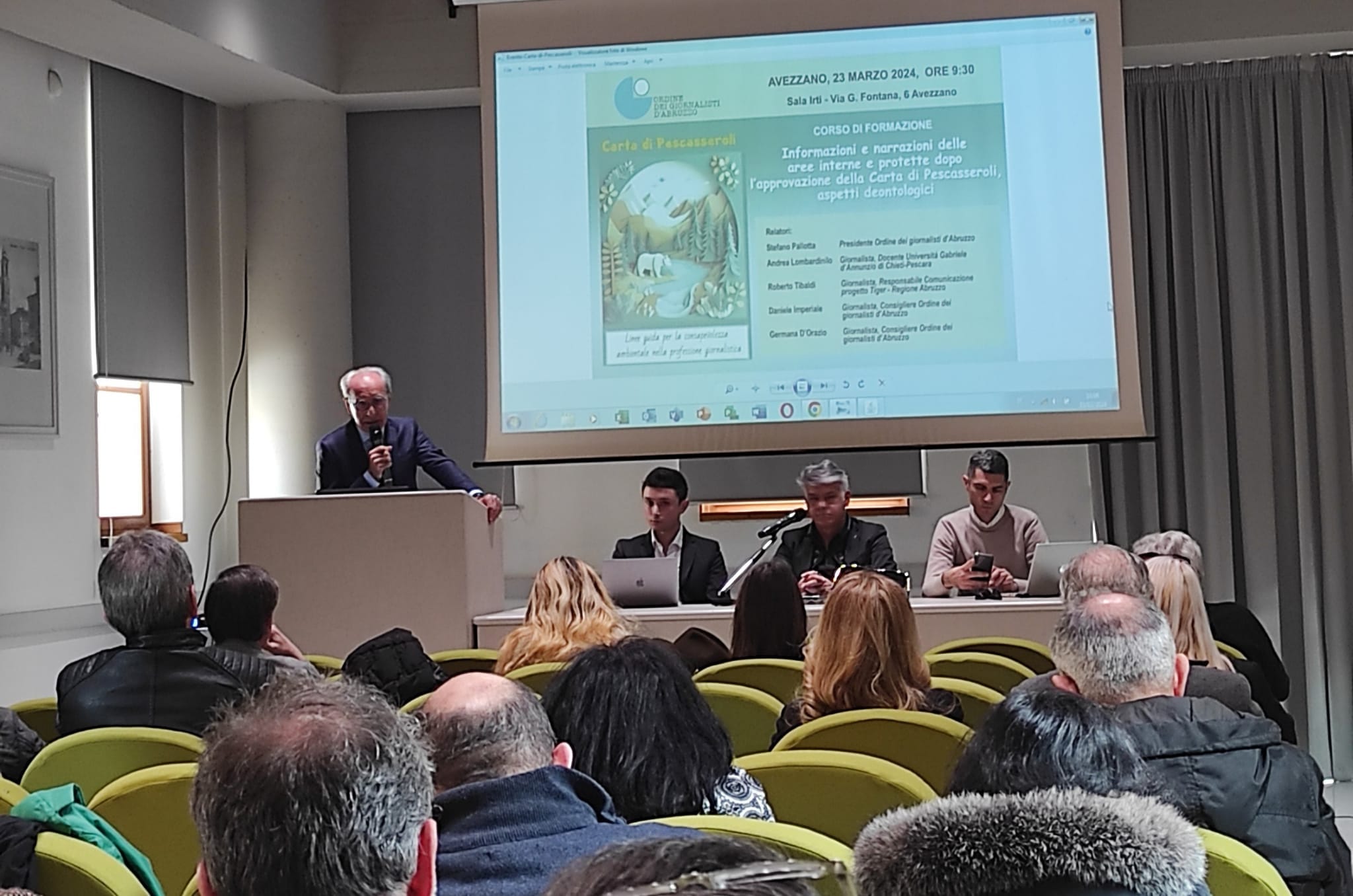 La tutela dell’ambiente nel giornalismo, ad Avezzano interessante evento sulla “Carta di Pescasseroli”